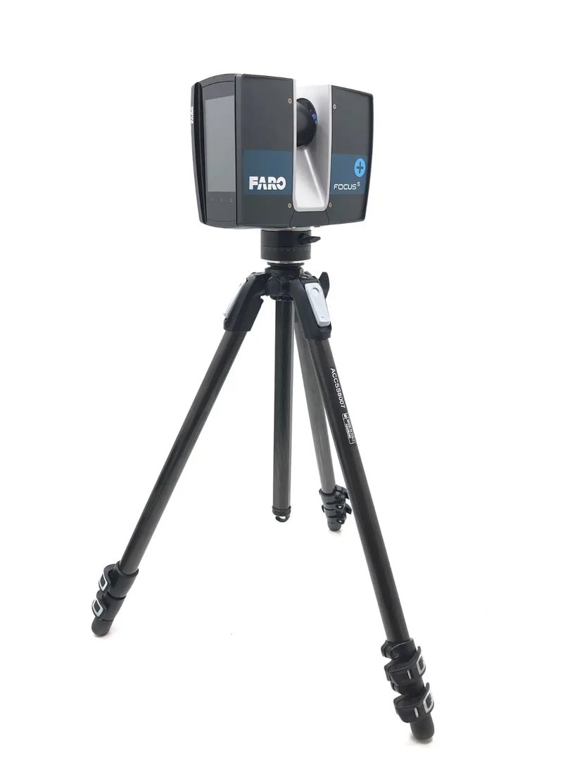 Faro Focus S tripod-mounted laser scanner for high-precision as-built floor plans