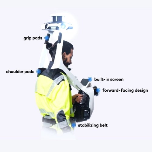 NavVis VLX handheld LiDAR scanner for large commercial spaces and high-accuracy requirements